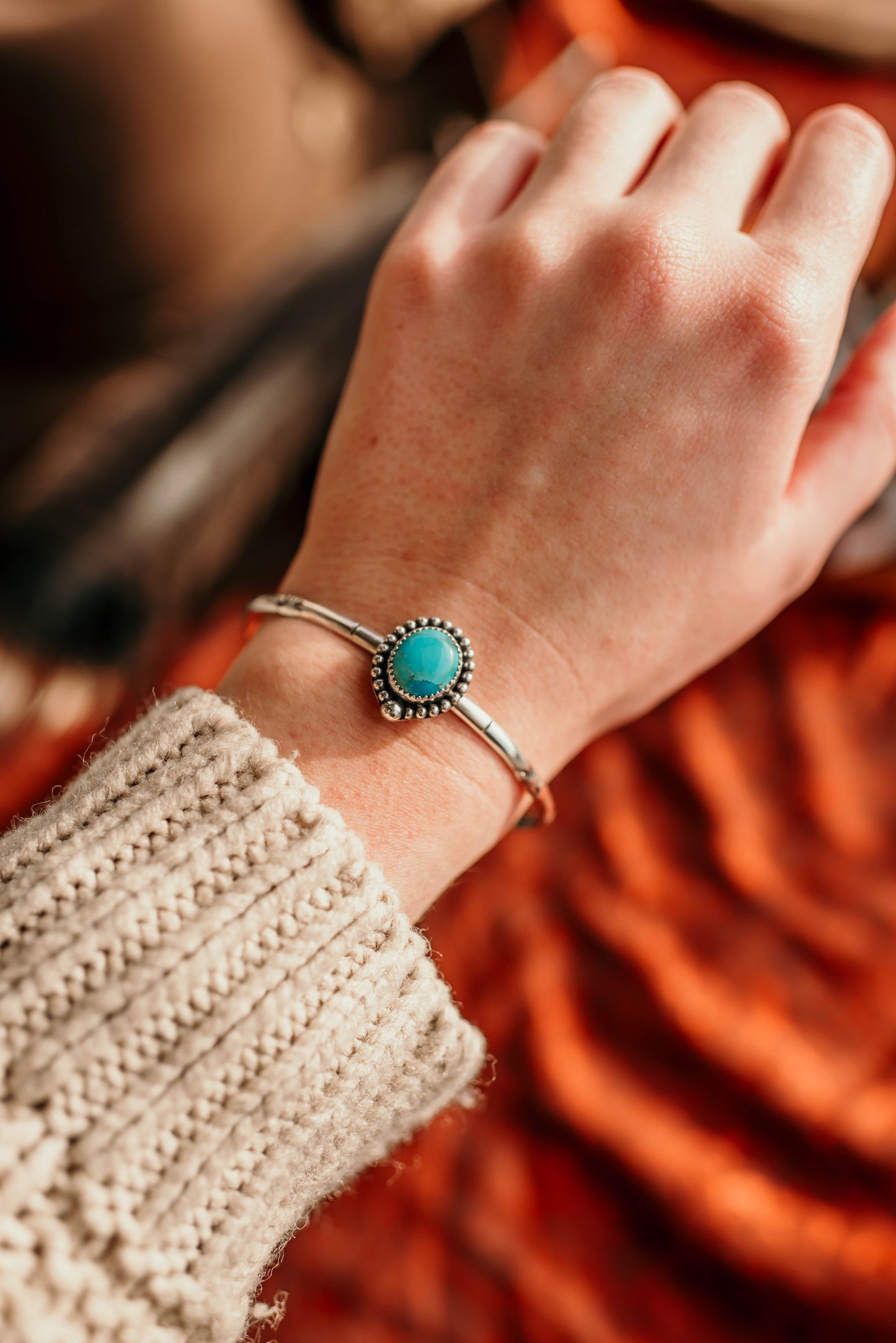Blue Mojave Turquoise Cuff