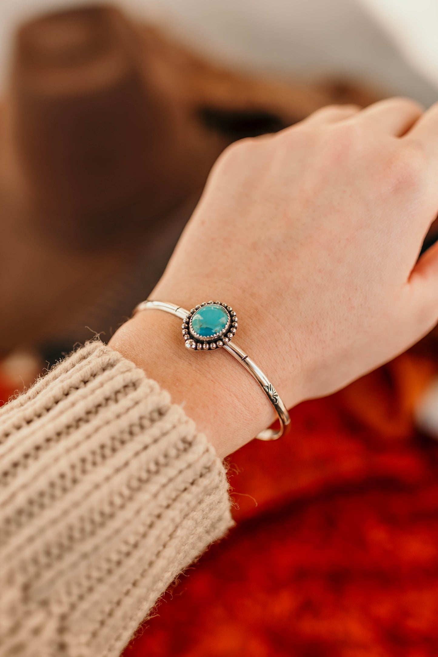 Blue Mojave Turquoise Cuff
