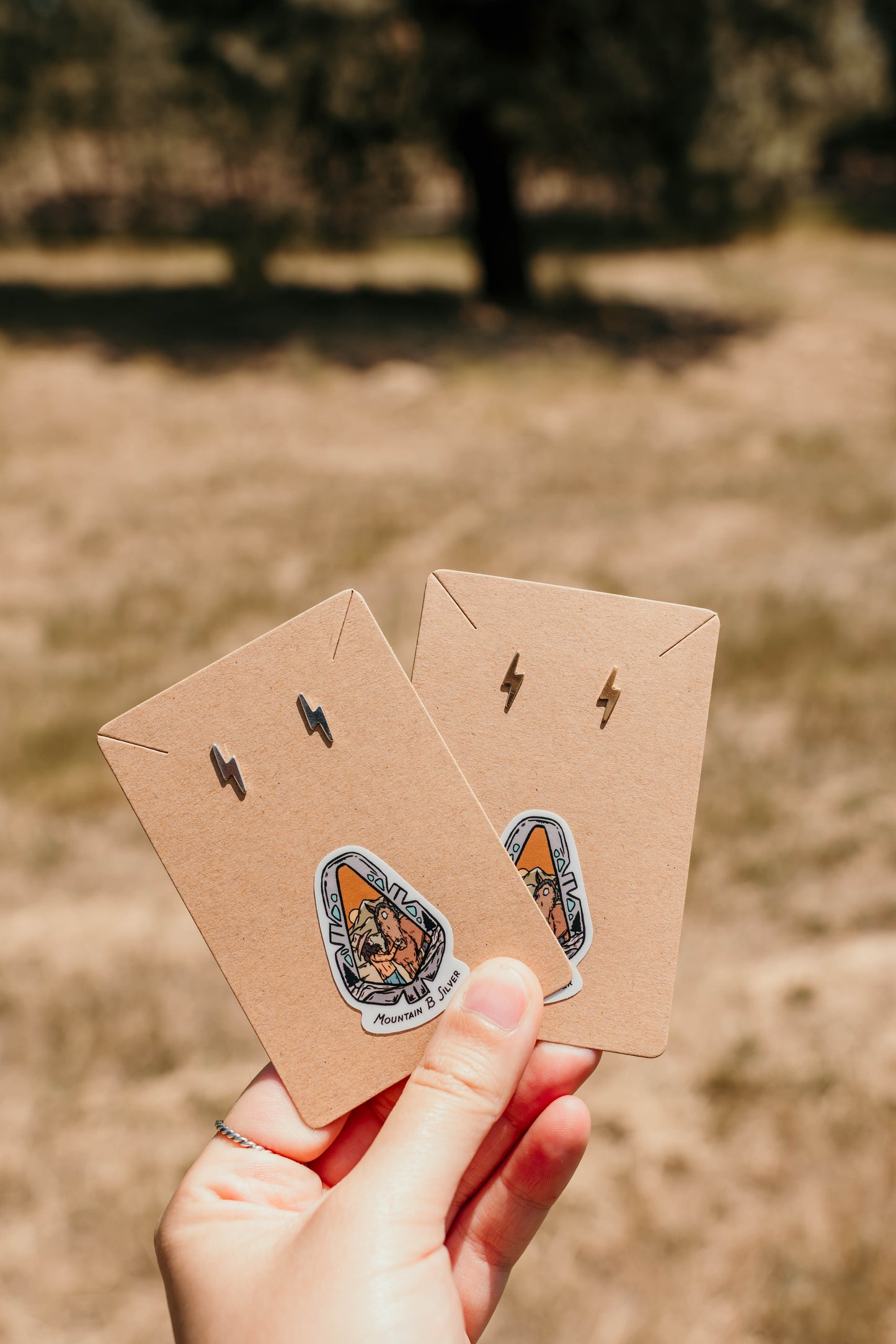 Lightning Bolt Studs
