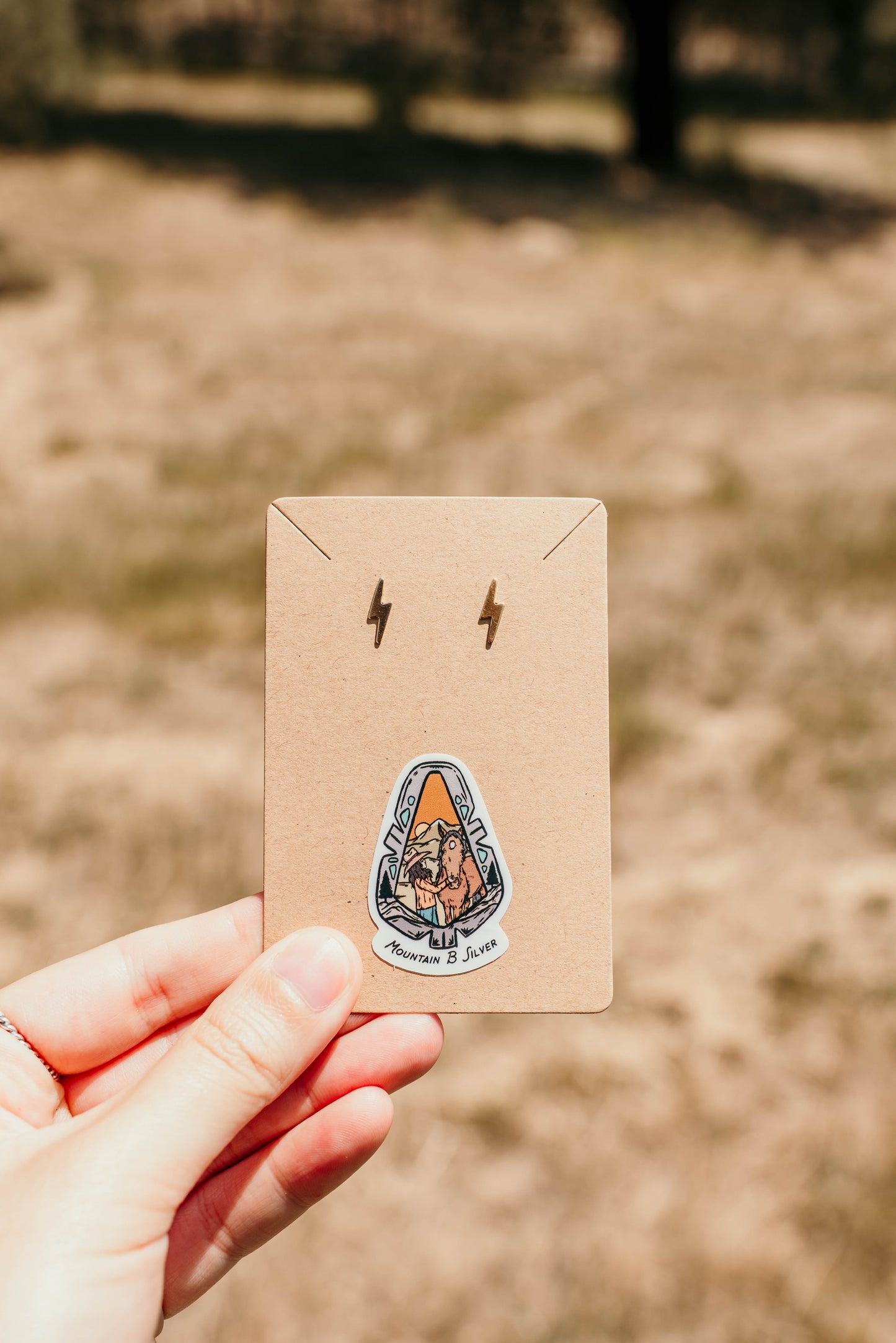Lightning Bolt Studs