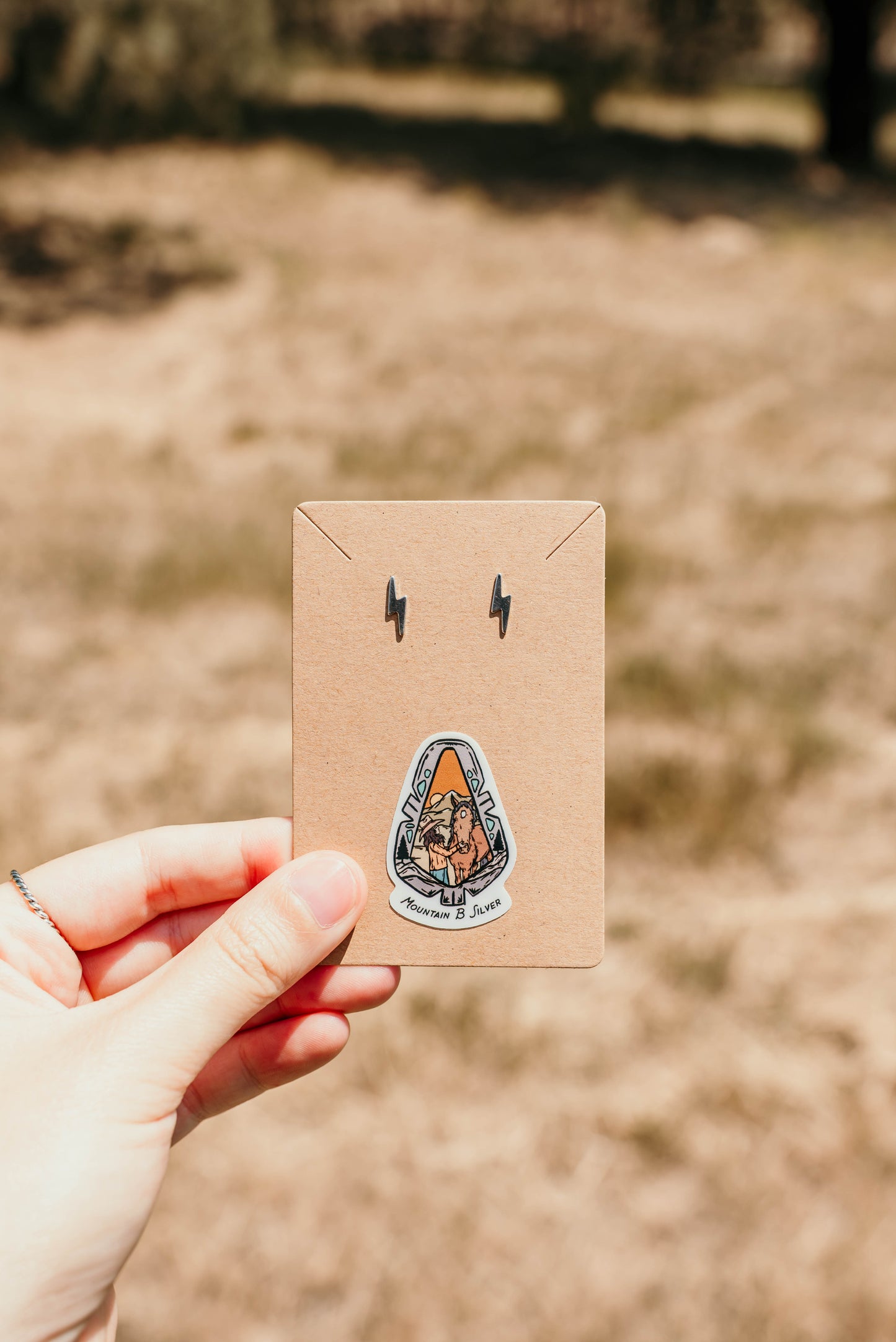 Lightning Bolt Studs