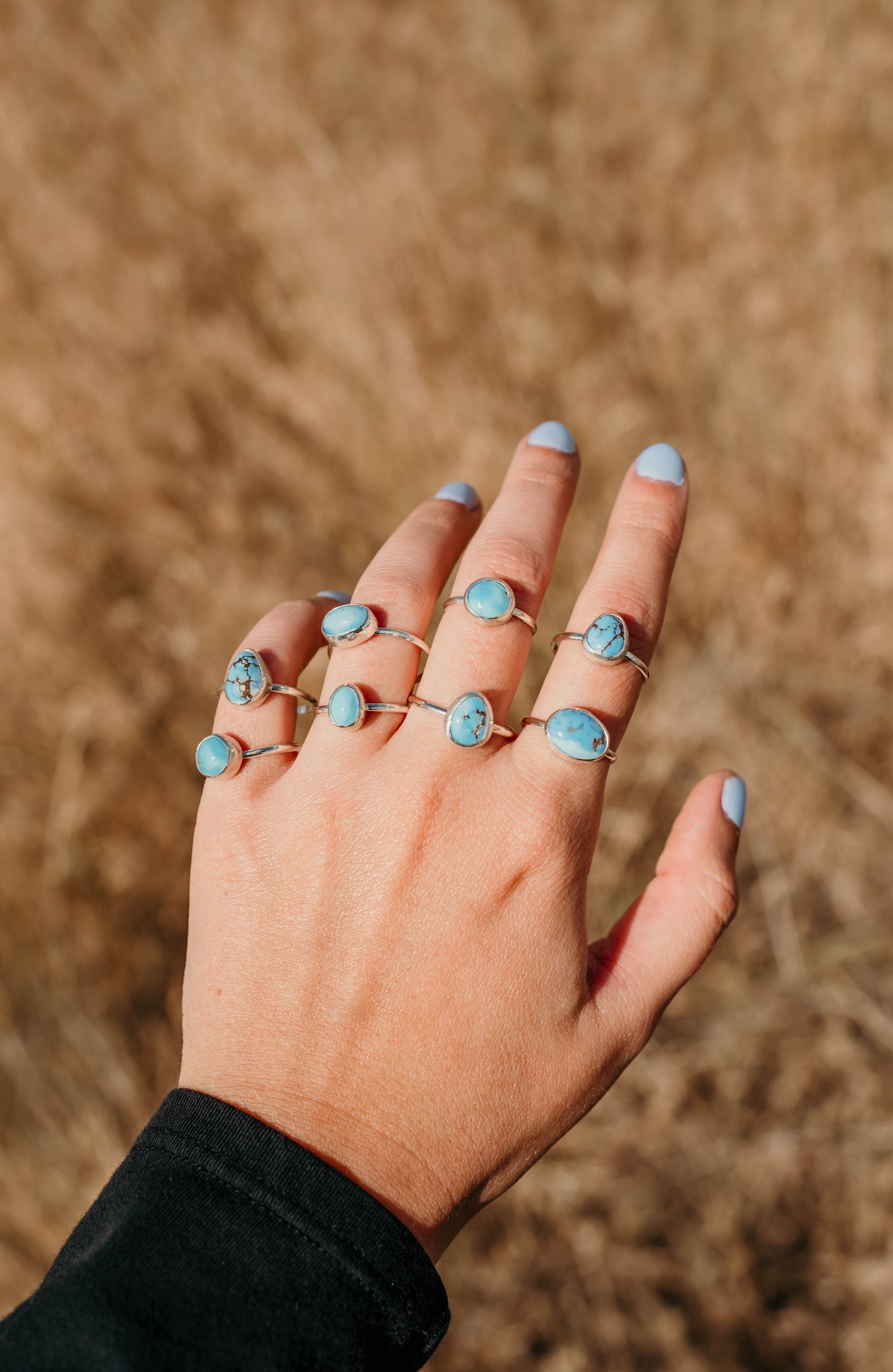 Golden Hills Stacker Ring (size 6)