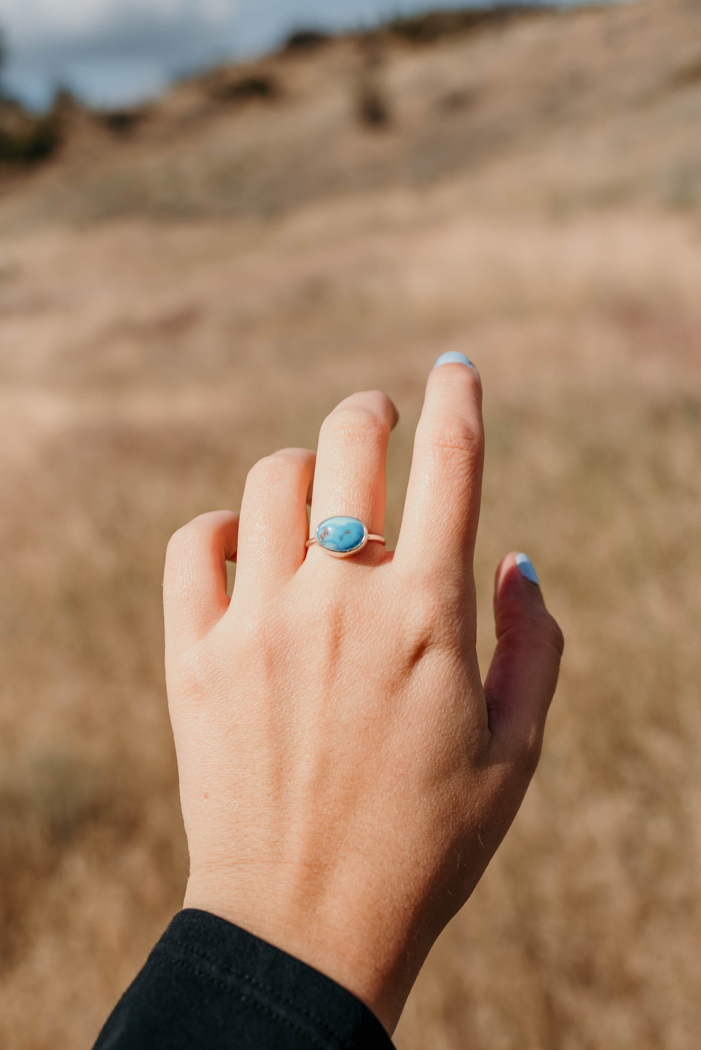 Golden Hills Stacker Ring (size 7)