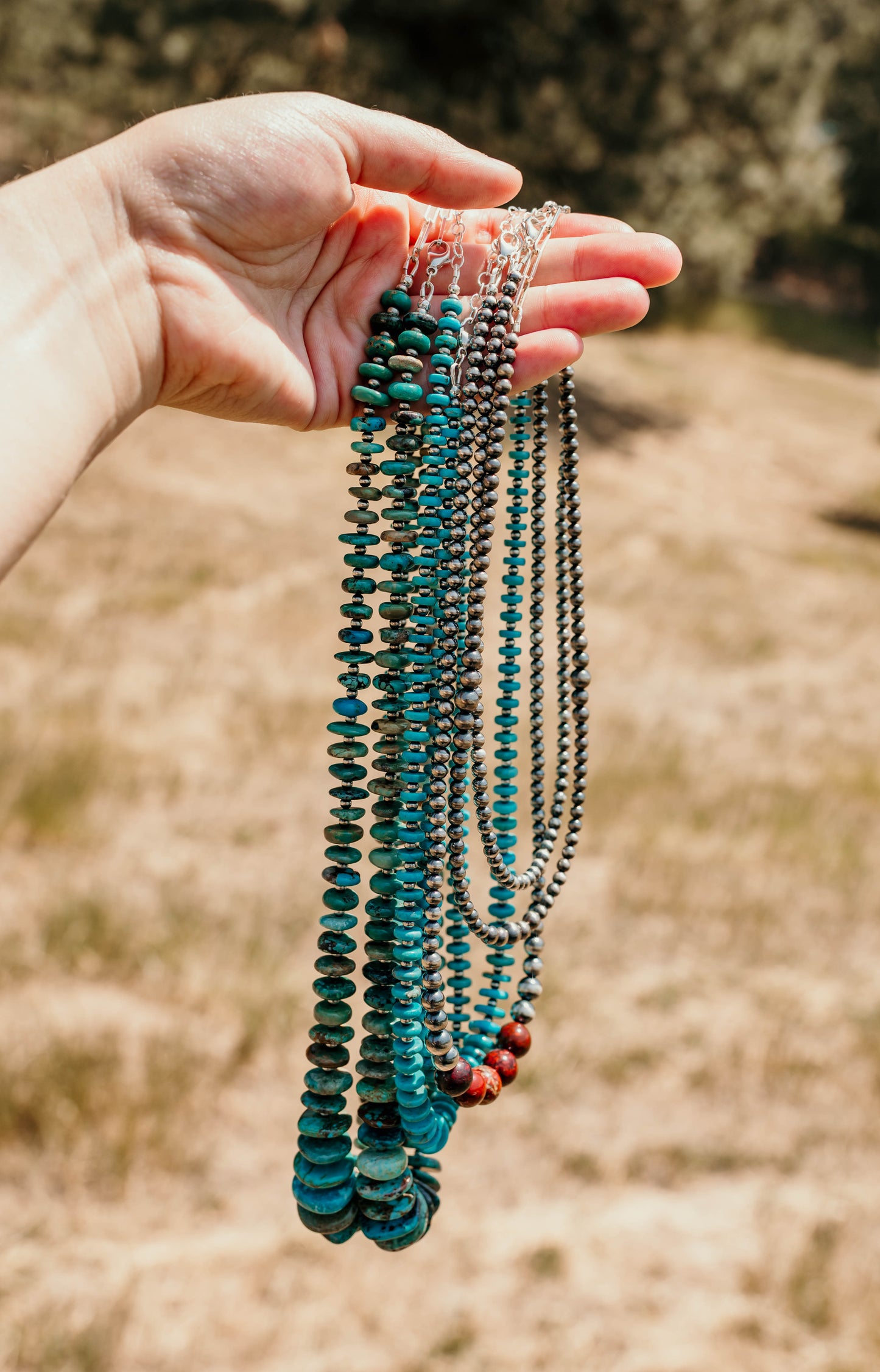 Hubei Turquoise Beads (20-23")