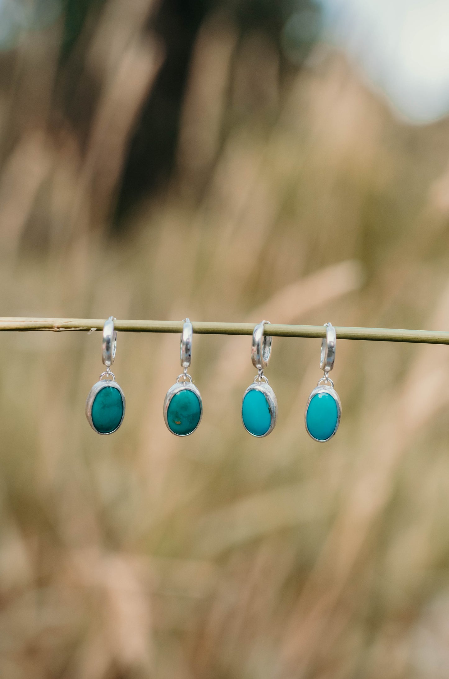 Sonoran Turquoise Huggies