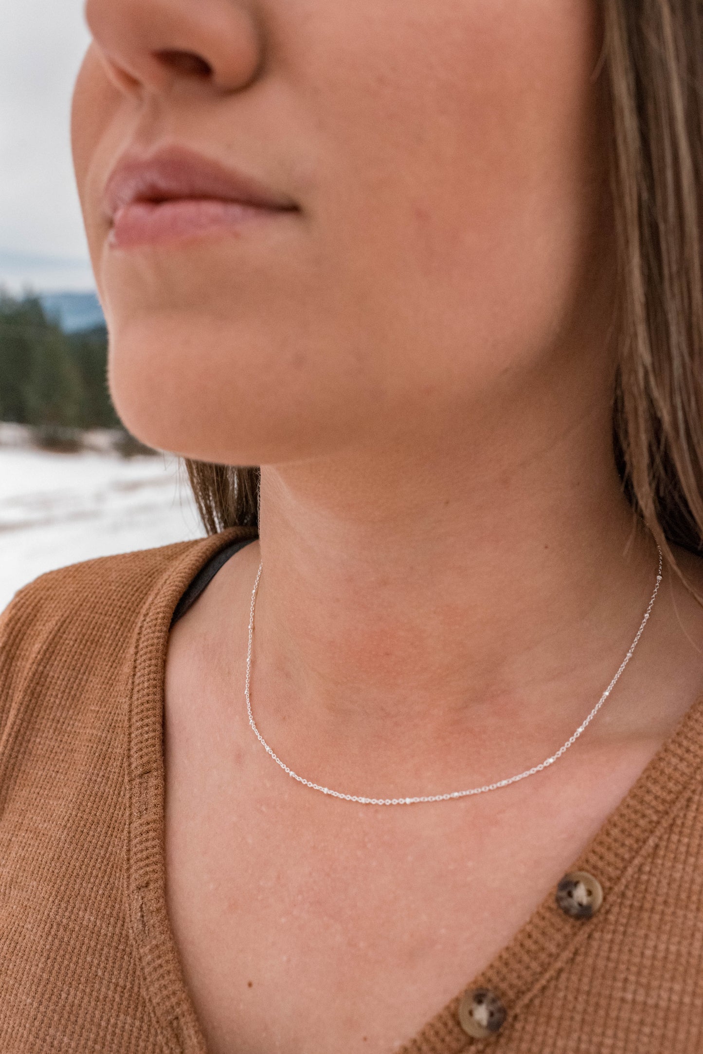 Dainty Sterling Silver Necklace