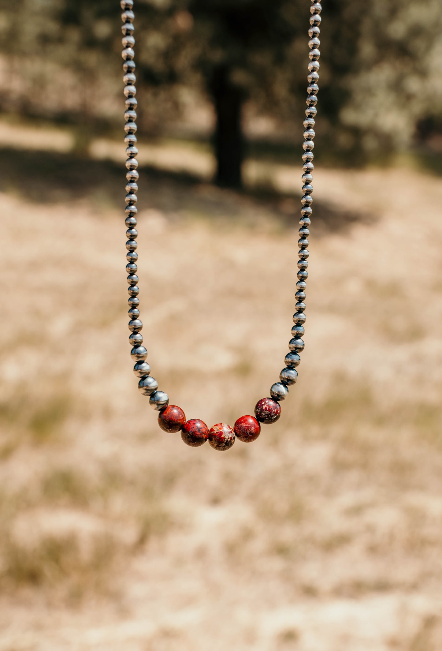 Polychrome Jasper Pearls (18-20")